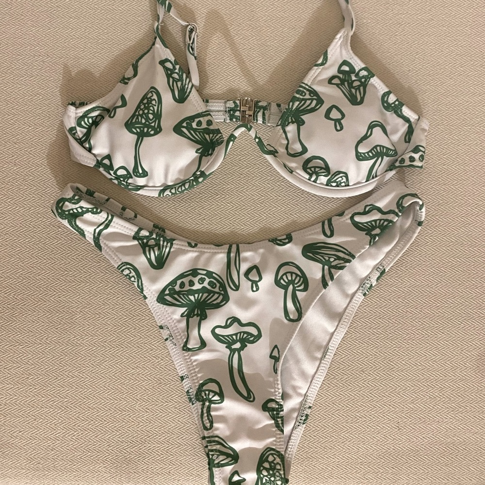 Shein mushroom bikini
